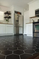 Photo Of Tiled Kitchen Floor
