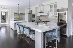 Kitchen With Island Photo In The Interior