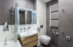 Photo of the interior of the bathroom combined
