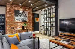 Living Room Loft Interior Design Photo