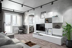 Qonaq Otağı Loft Daxili Dizayn Fotoşəkili