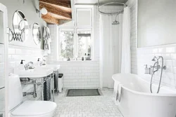 Bathroom in scandi style photo