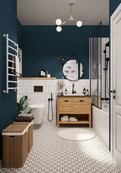 Bathroom in scandi style photo