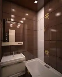 Brown bathroom design photo