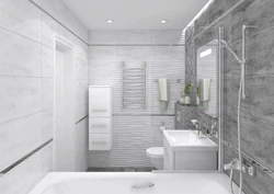 Light Gray Bathroom Tiles Photo