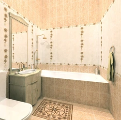 Interior tiles in the bathroom photo design