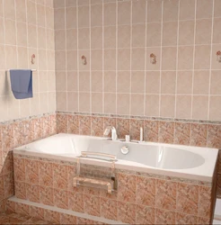 Interior tiles in the bathroom photo design