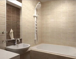 Interior tiles in the bathroom photo design