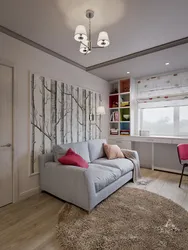 Design of two rooms apartment