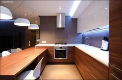 Lighting for the kitchen photo in the interior