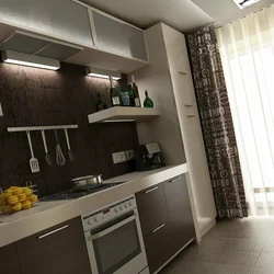 Kitchen With Balcony 9 Sq M Design Photo