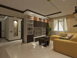 Walk-through living room design