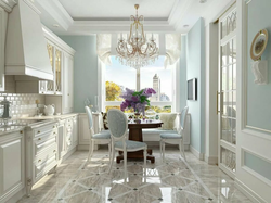 Bright modern kitchen in the interior