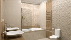 Bath tile design photo fashionable