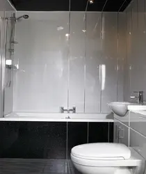 Plastic panels for bathroom photo design