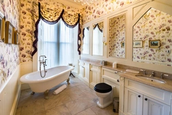 Bathroom design in Provence style photo