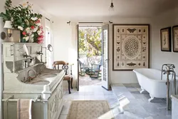 Bathroom Design In Provence Style Photo