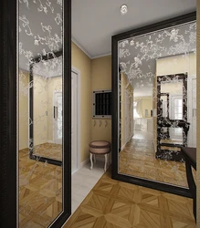 Photo of mirrors in the hallway in a modern style photo