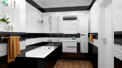 Черная плитка в ванной фото дизайн