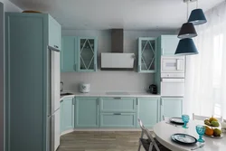 Кухня в мятном цвете дизайн фото