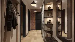 Hallway furniture in loft style photo