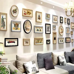 Living room wall design your photo