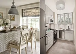 Light Gray Kitchen In The Interior Combination