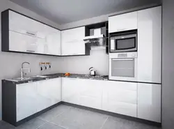 Kitchen color color combination photo gray white