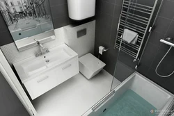 Bath modern design 4 sq.m.