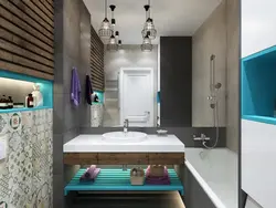 Bath modern design 4 sq.m.