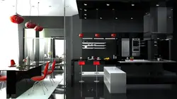High-Tech Kitchen Photo In The Interior