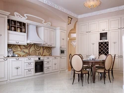 Modern Kitchen Design In Classic Style Photo