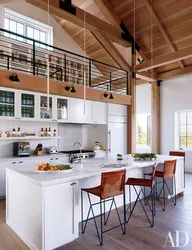 Photo project of a kitchen in a cottage