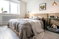 Bedroom design in Scandinavian style photo