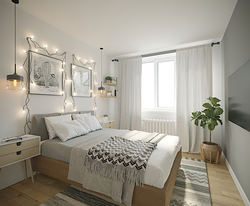 Дизайн спальни в скандинавском стиле фото