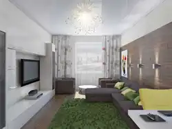 Living room design photo in an apartment 19 sq m photo