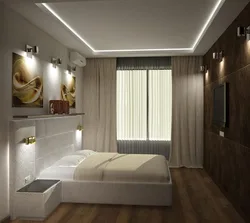 Rectangular Bedroom Interior