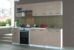 Cappuccino color in the kitchen interior photo