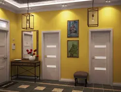 Color In The Hallway Design Photo