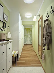 Color in the hallway design photo