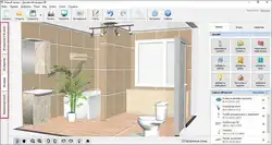 3D ванна бөлмесінің дизайны
