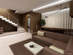Pictures of the interior of a living room in a house