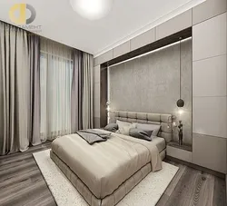 Bedroom interior 12 m2 in modern style