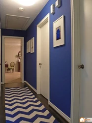 Painting the corridor in the apartment photo