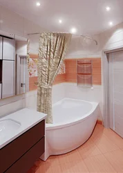 Угловые ванные в квартире фото