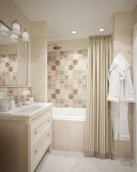 Bathroom design beige photos