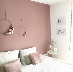 Photo Of Painted Walls In The Bedroom Photo
