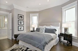 Photo of painted walls in the bedroom photo