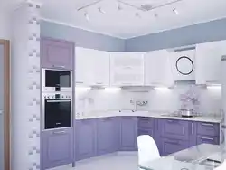 Lilac kitchen photo interior design