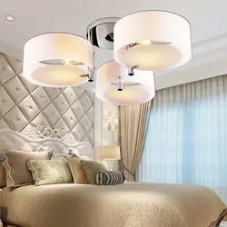 Стильные люстры в спальне фото